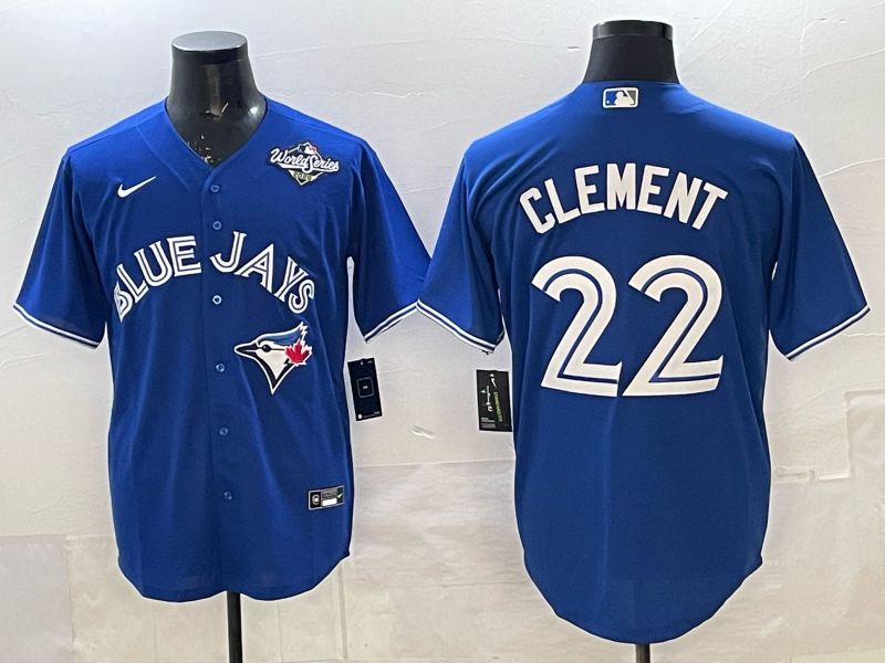 Men 2025 Toronto Blue Jays #22 Clement blue Game Nike MLB Jersey 0024->toronto blue jays->MLB Jersey
